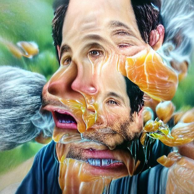 Hyperrealistic Paul Rudd Smelt It Render, 8K