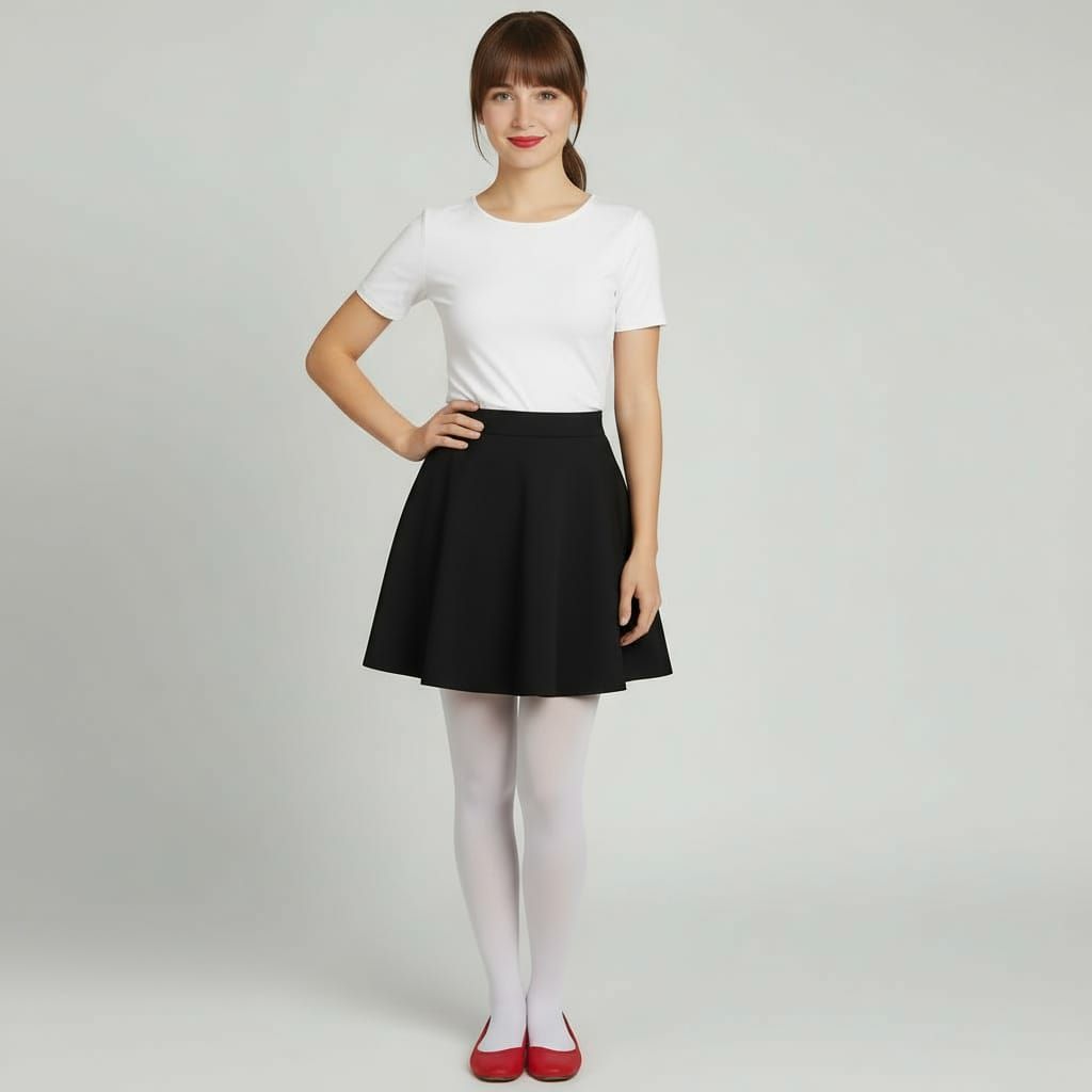 Portrait of a Shy Woman with a Gentle Smile