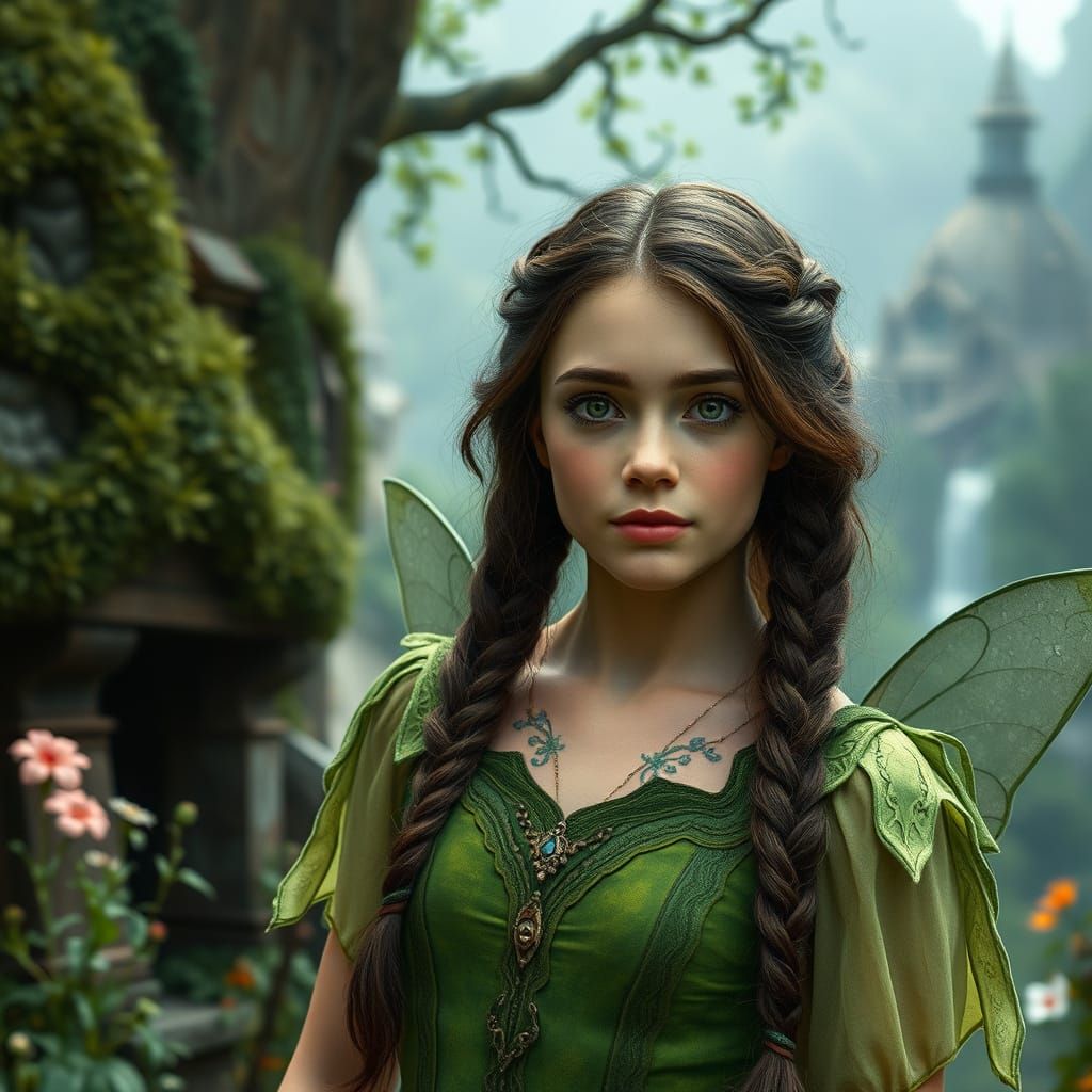 Dakota Johnson as Flora's Daughter in Gothic Fantasy