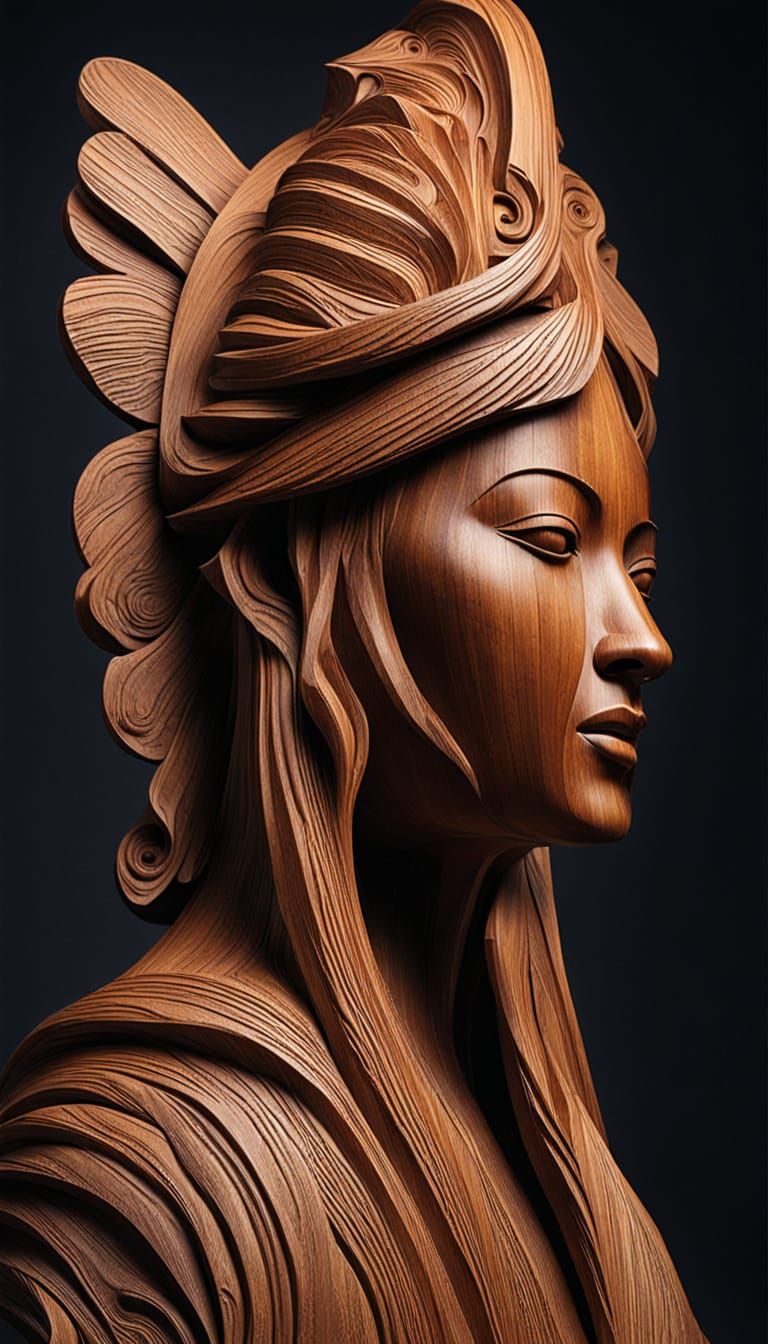Traditional Wood Carving Masterpiece