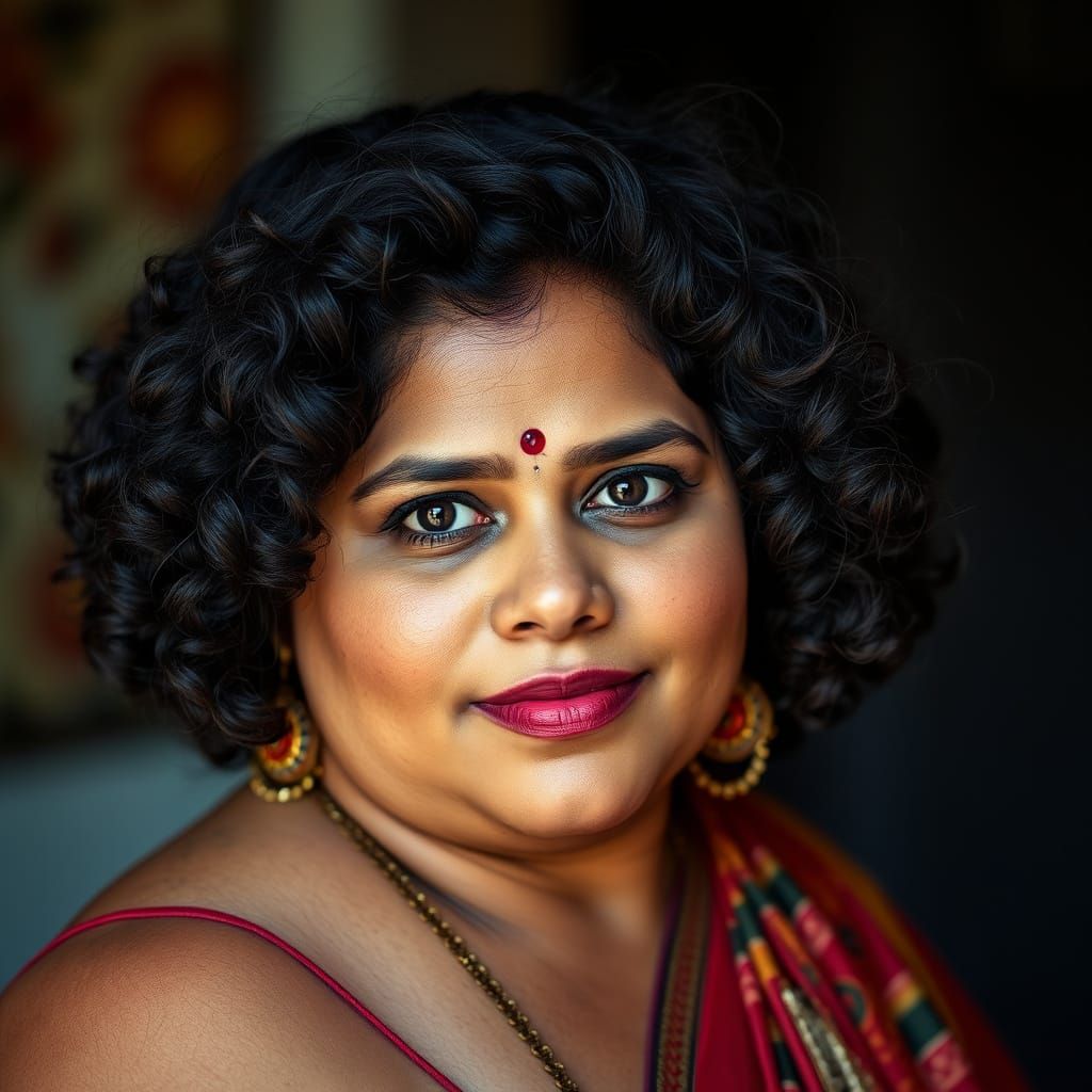 Gentle Indian Beauty in Soft Focus