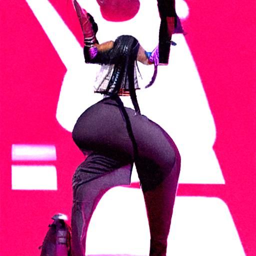 AI Portrait of Nicki Minaj