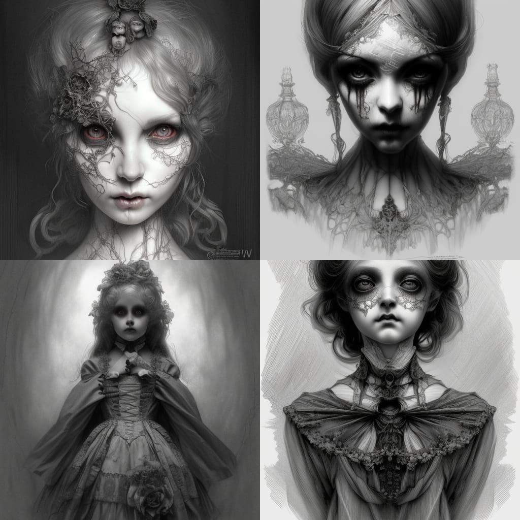 Gothic Victorian Doll