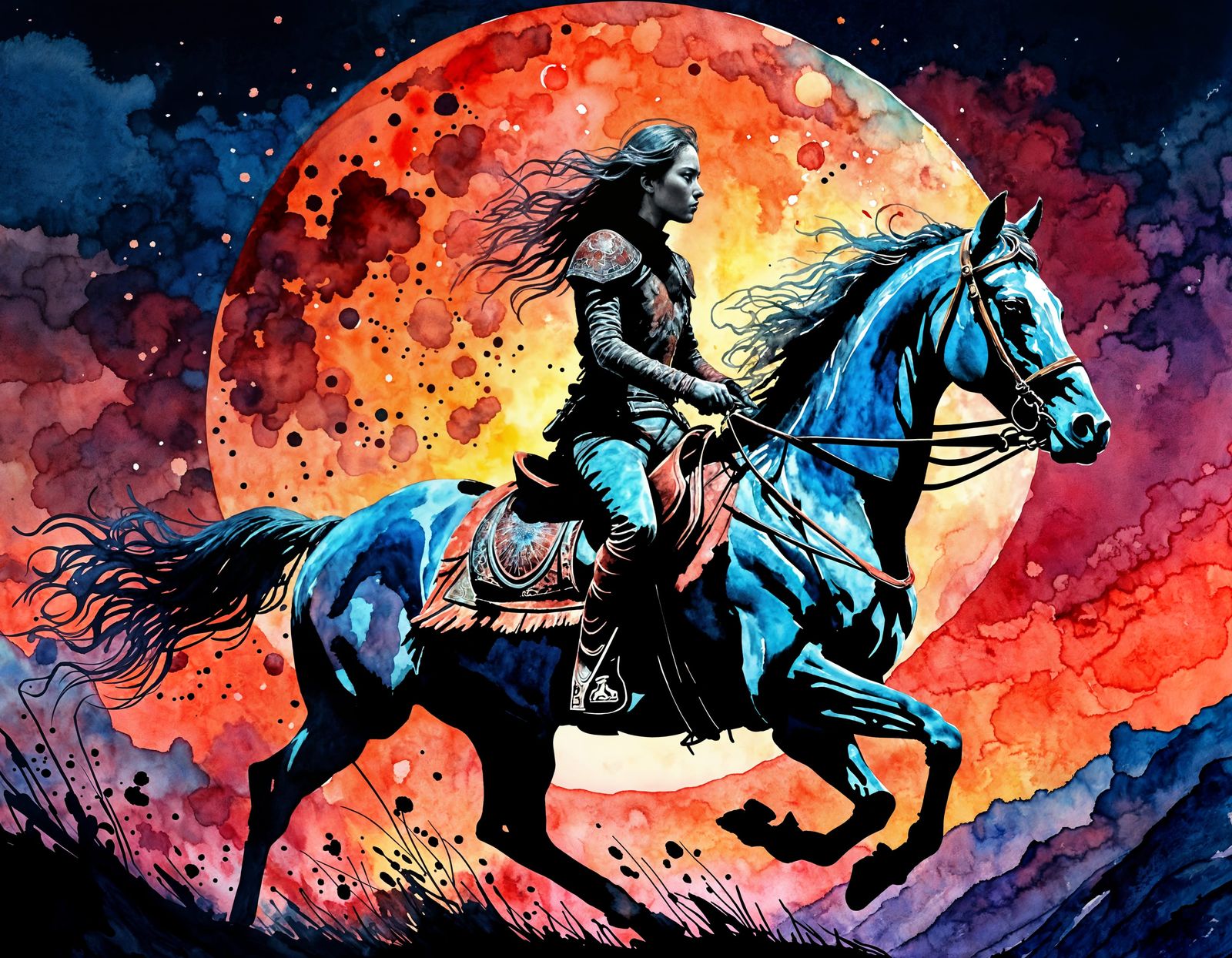 Blood moon rider