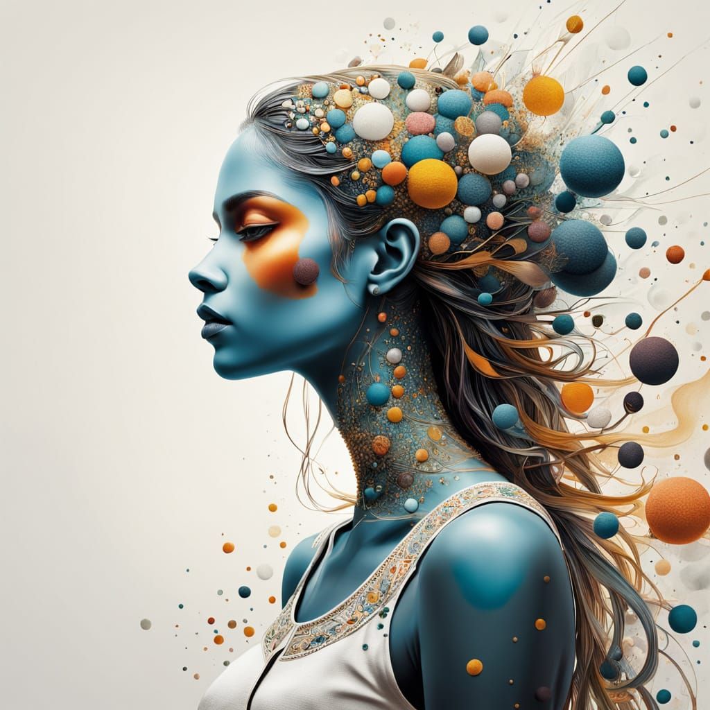 Whimsical Fractal Form in Pastel Hues