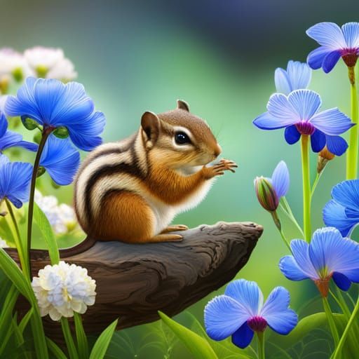 Cute Little Chipmunk