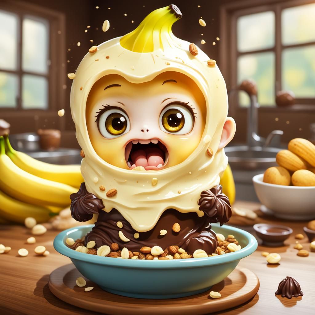 What! I'm a Banana Split Chibi?