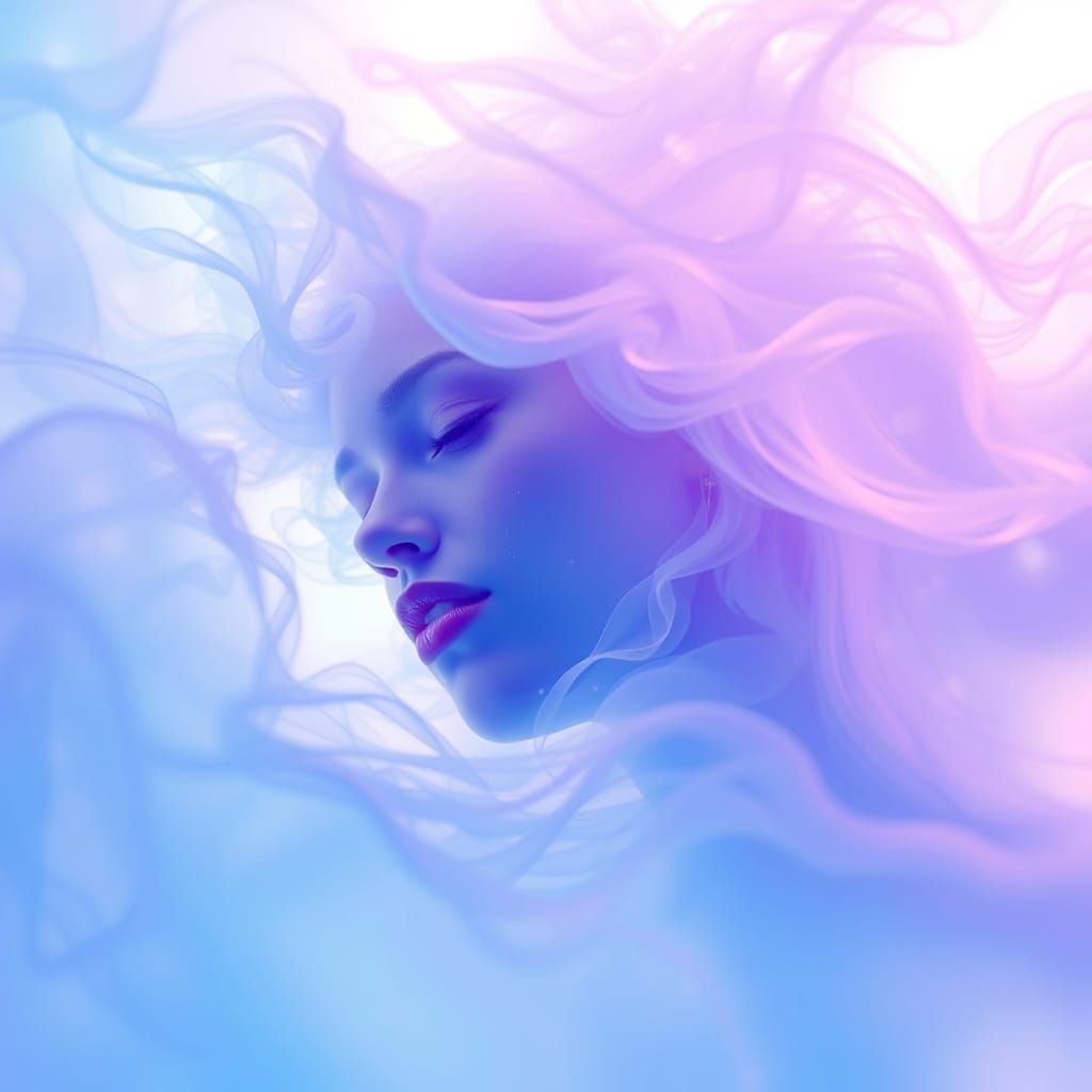 Dreamy Airbrush Artwork with Soft Gradients