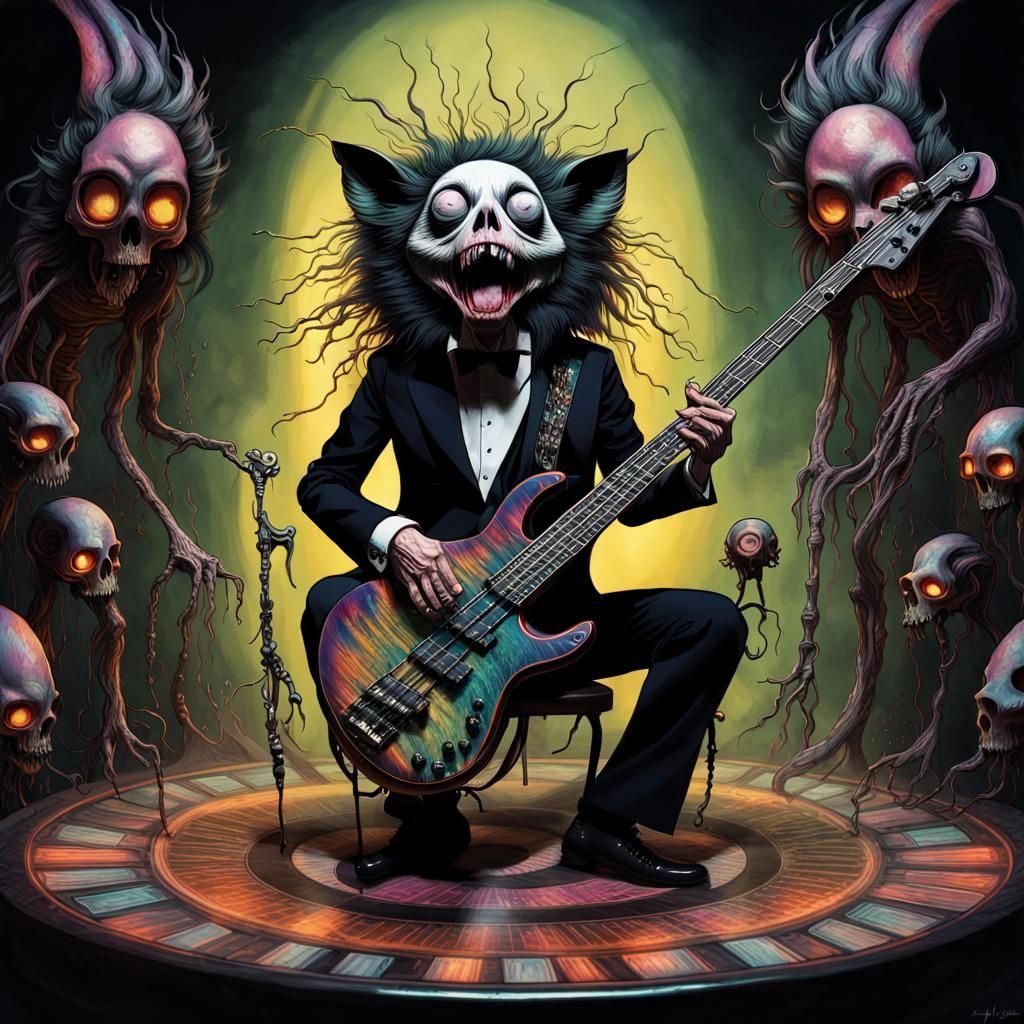 Psychedelic Hyperreal Art with Electric Screams