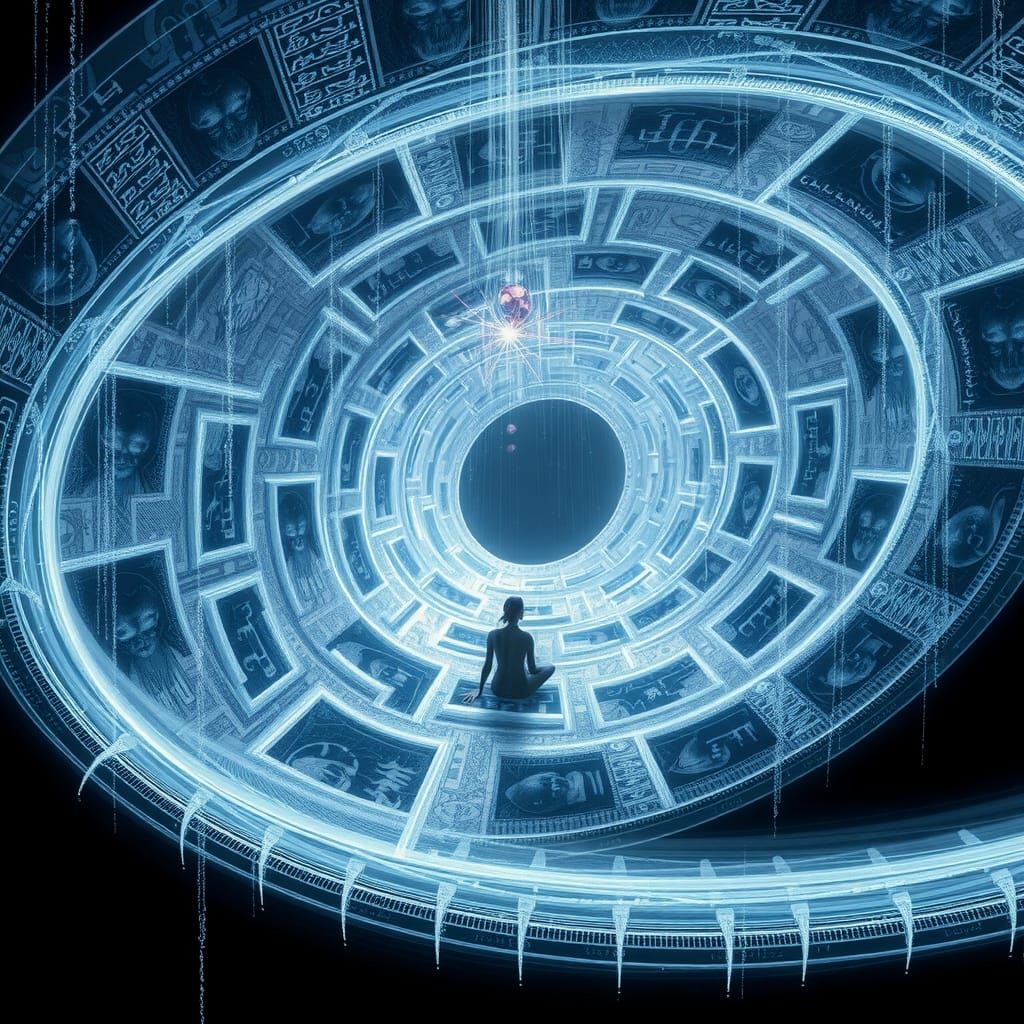 Ethereal Labyrinth of Consciousness in Space