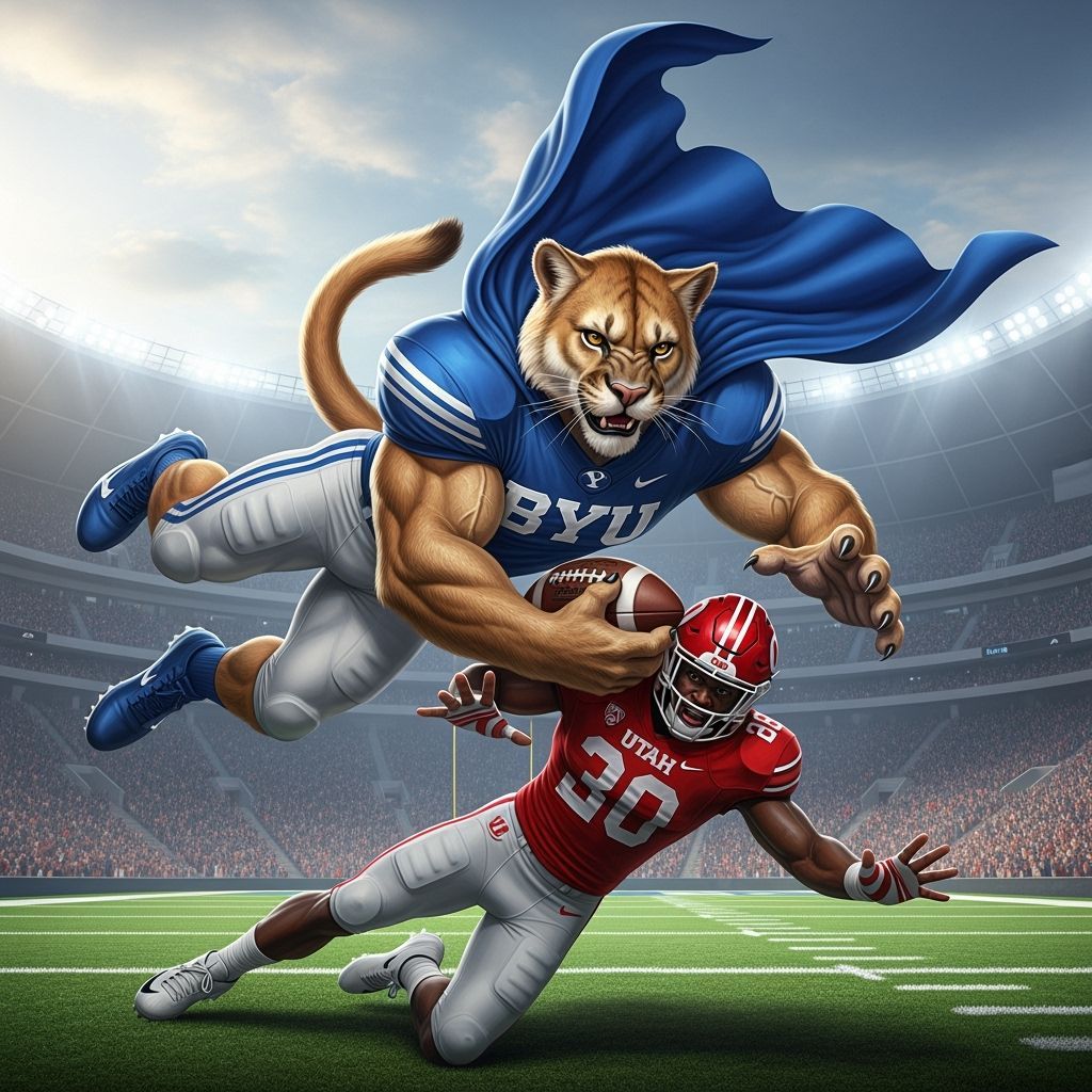 Mountain Lion Superhero Makes Diving Catch