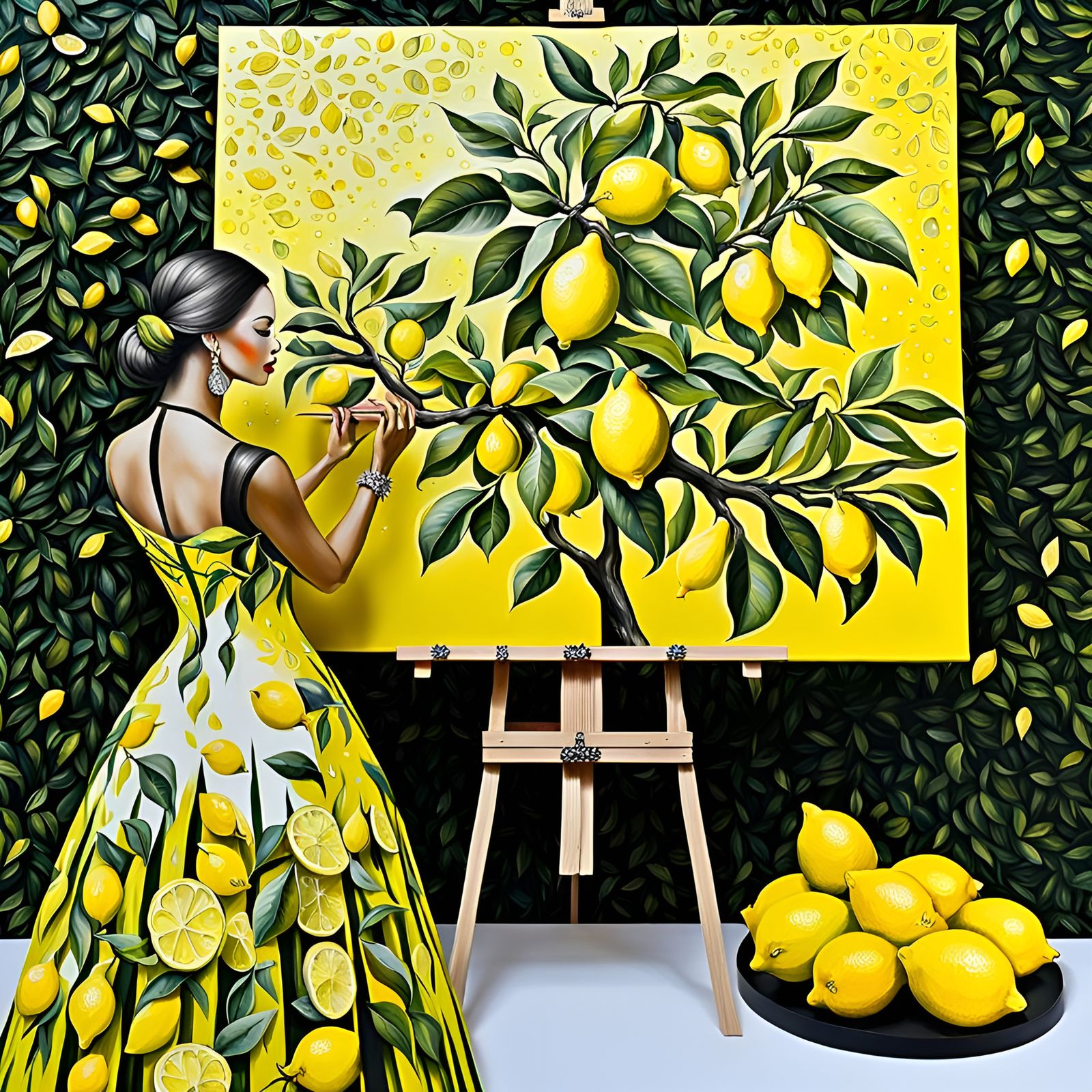 LemonZest., AI Artist Homage #2, Masterplayer