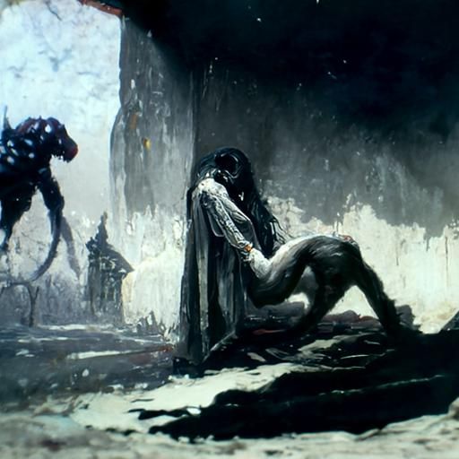 Horrific Depiction of Lust in Gothic Style