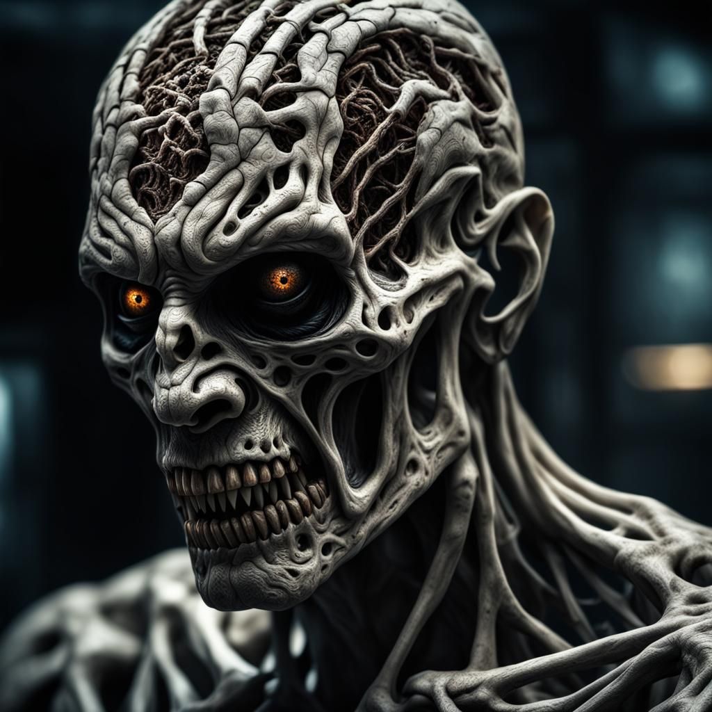 Hyperrealistic Image of Creepy Human Behavior