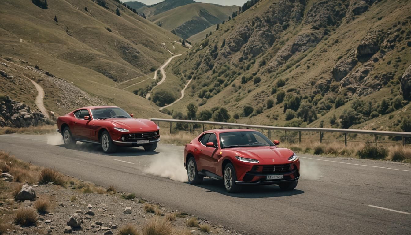 Ferrari Roma Pick-up Ute Concept in France