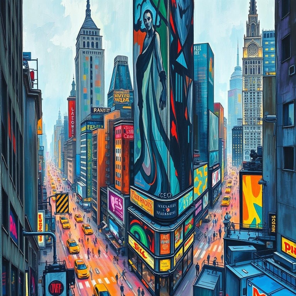 Urban Dreamscape in Vibrant Cityscapes