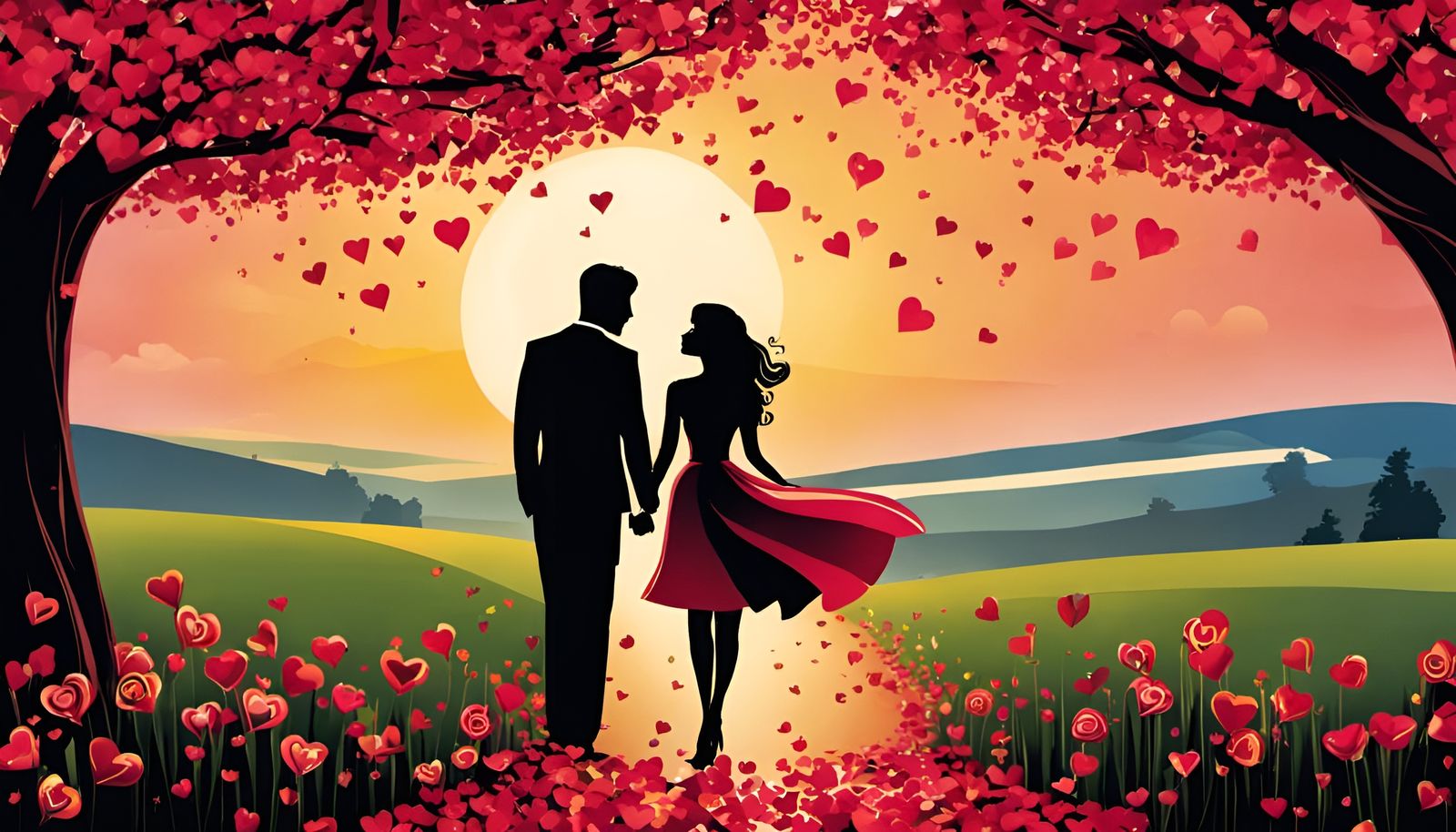 Couple Falling in Love: A Moment of Connection