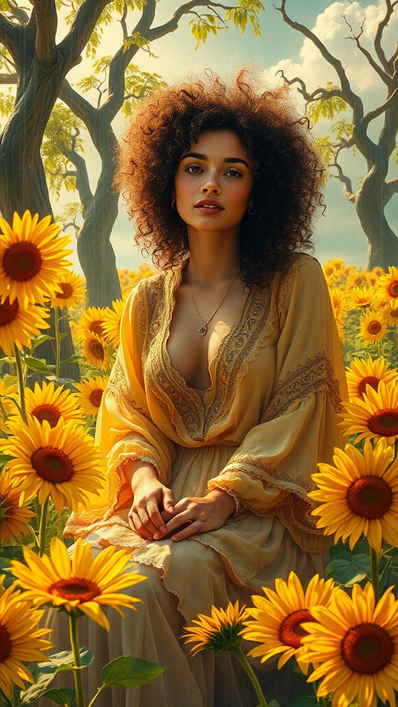 She is Sunflower