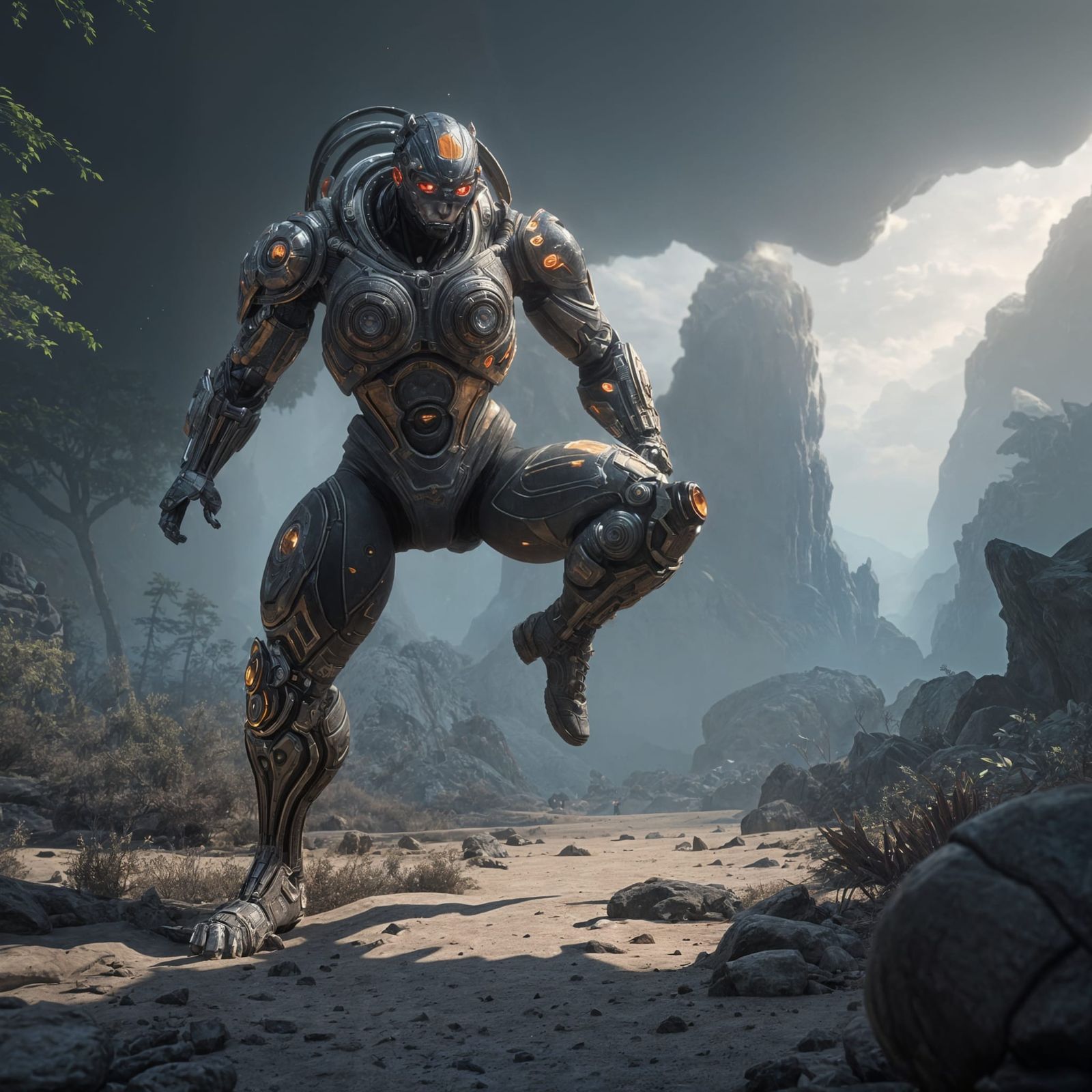 Epic Atomic Vortex in Unreal Engine 5 Style