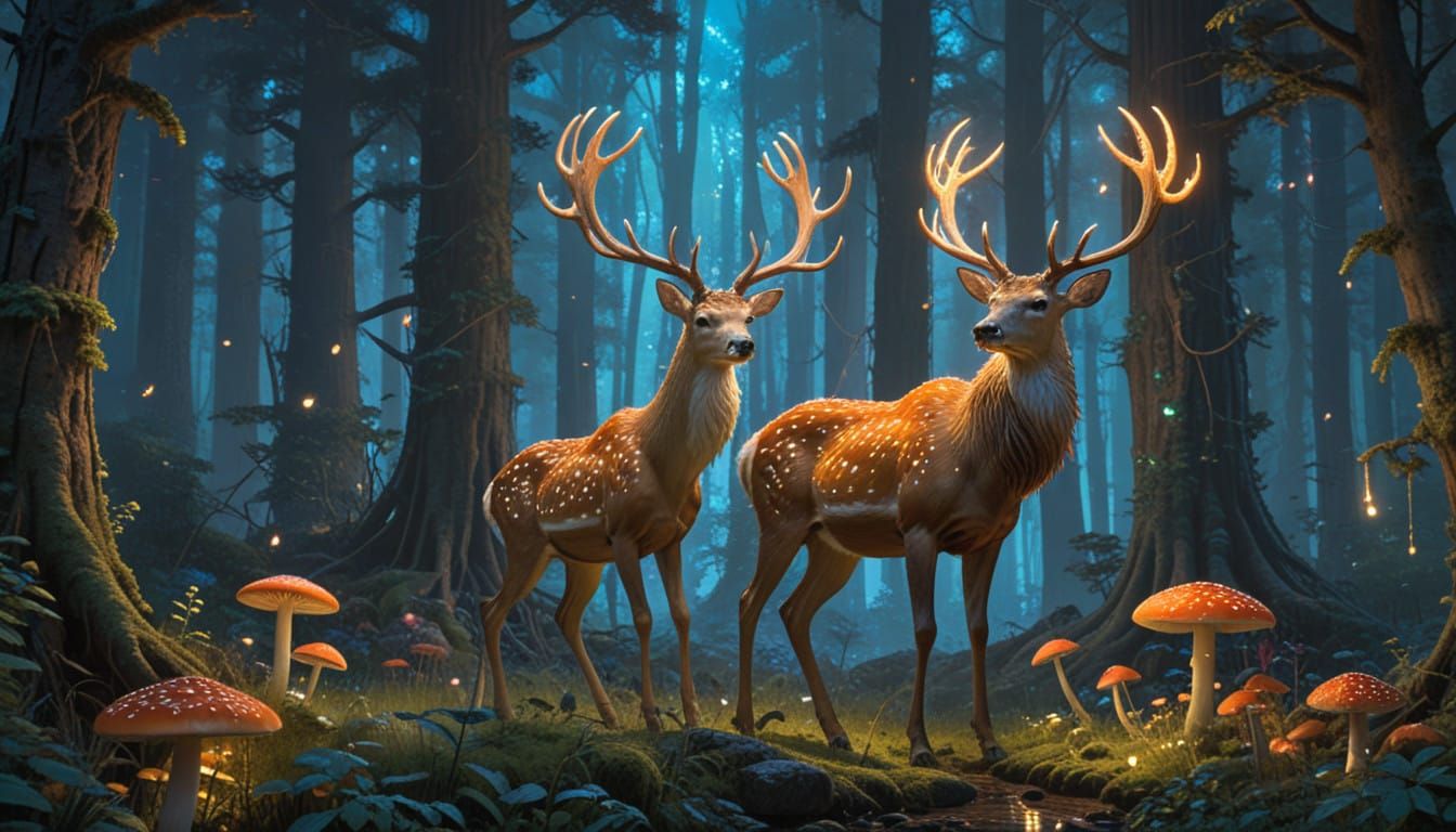 Enchanted Forest Whimsy: A Dreamlike Boulversant