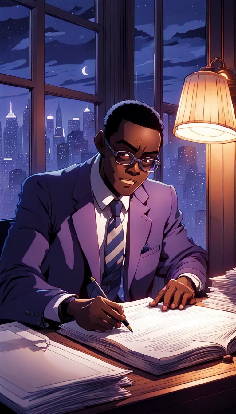 A hard working business man.