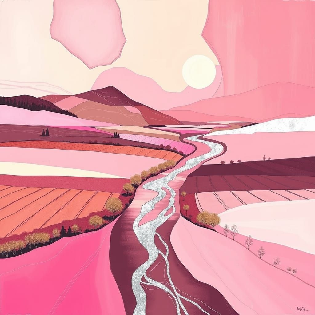 Vibrant Mondrianesque Abstractions of Farmland