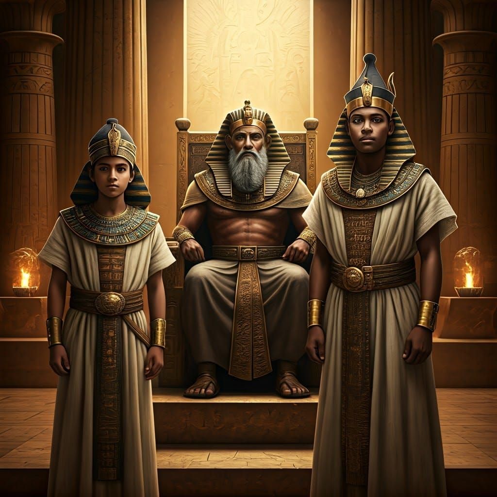 Moses, Rameses,  and Pharaoh