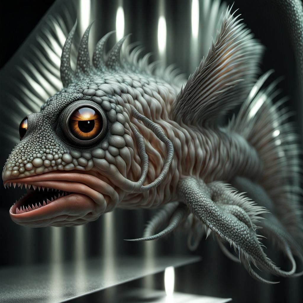 Exquisite Alien Lifeforms in Surreal Photorealistic Style