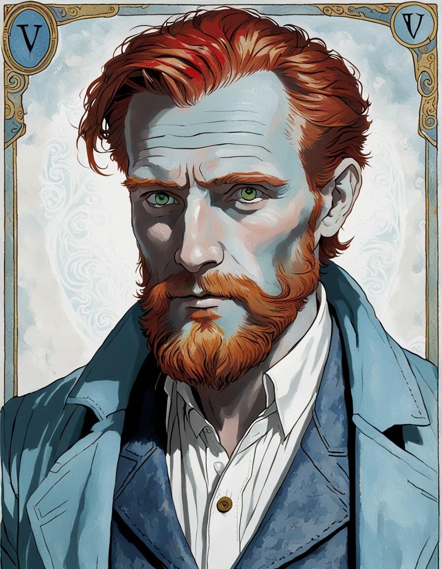 Tarot Card Portrait of Vincent the Painter