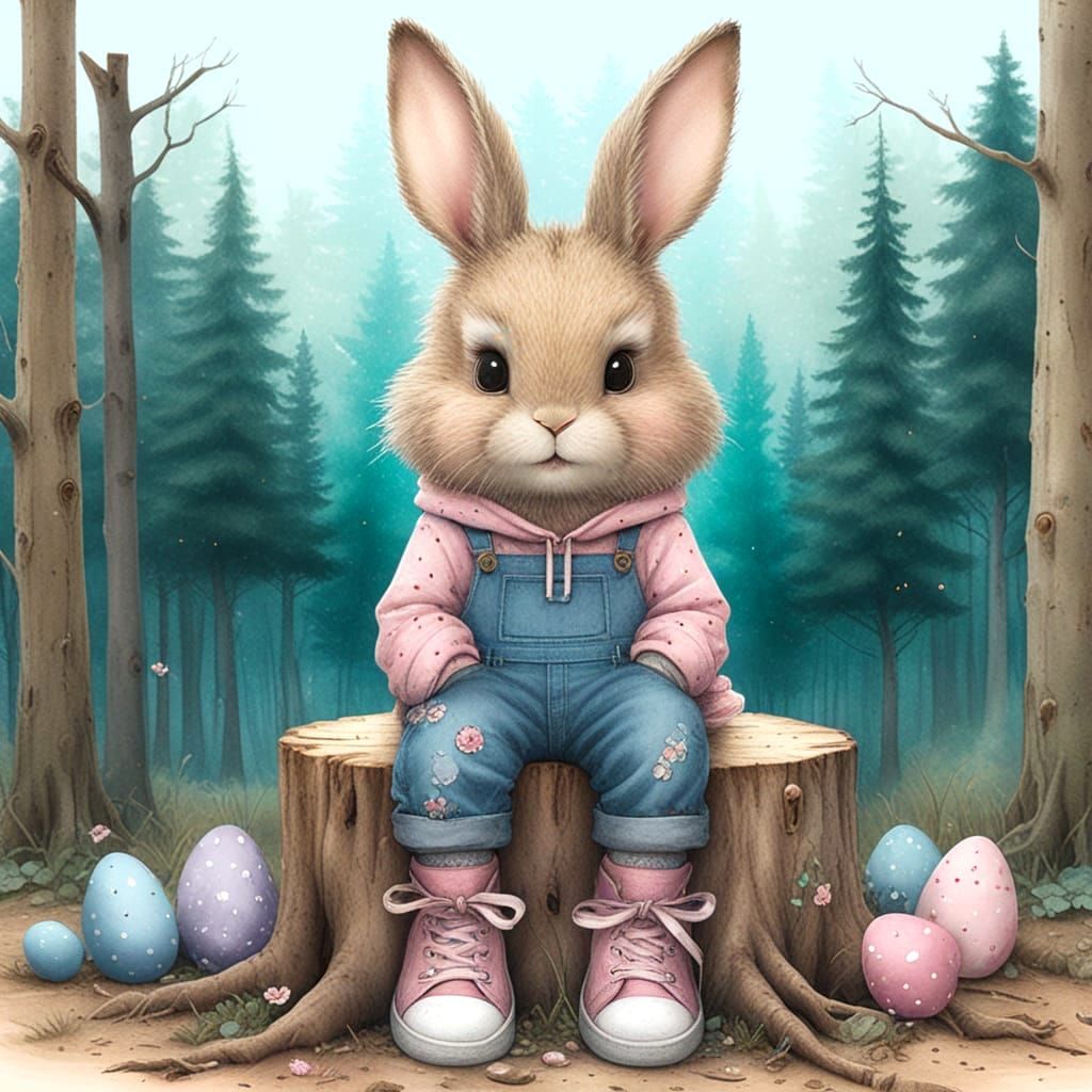 Bunny In Pink