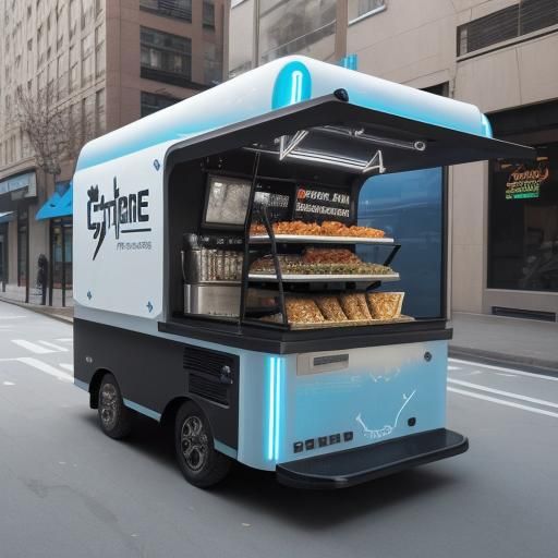 Self driving food truck