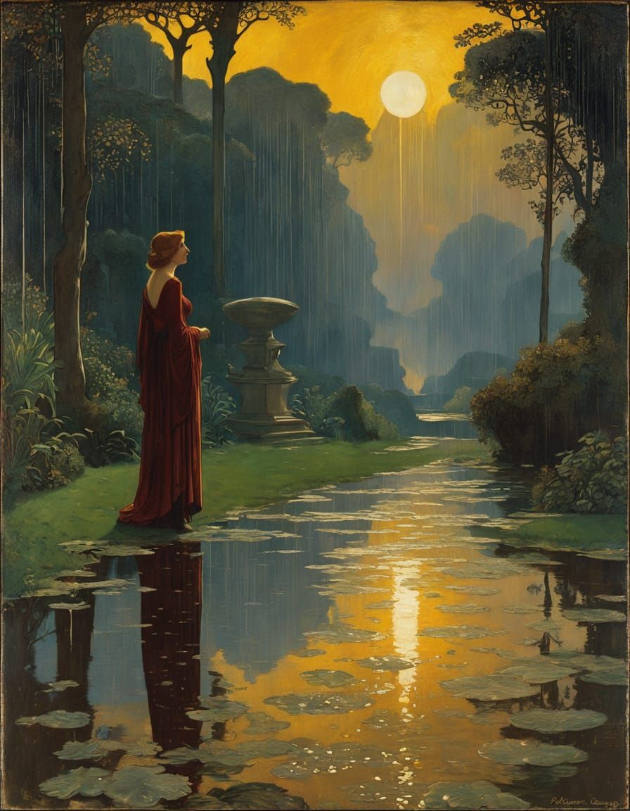 summer rain, warm weather, sudden shower