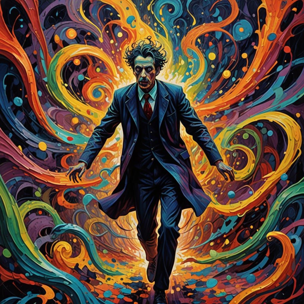 Neo-Impressionist Chaos Surrounds a Gritty Outsider