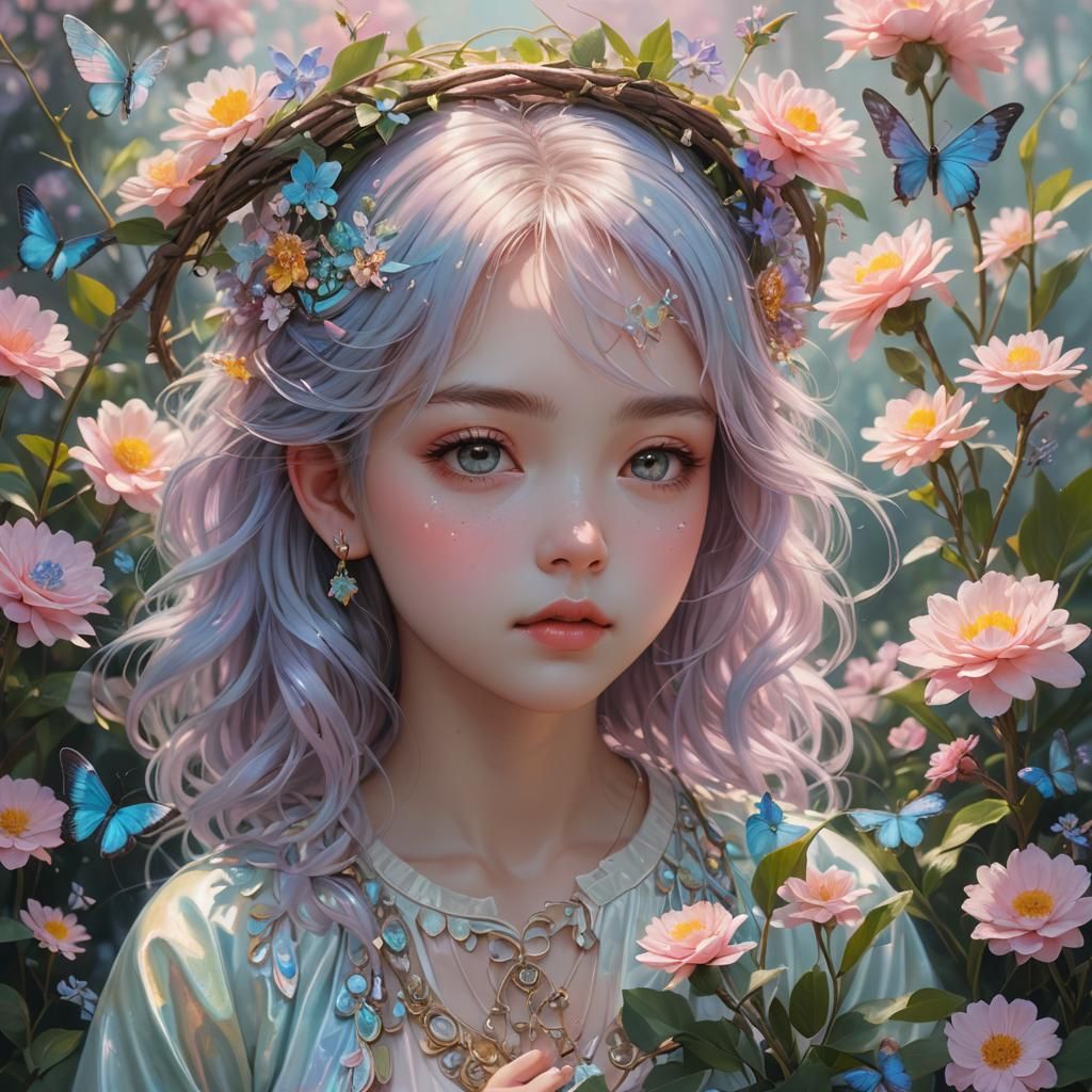 Sweet Fantasy Scene Evokes Peace of Mind