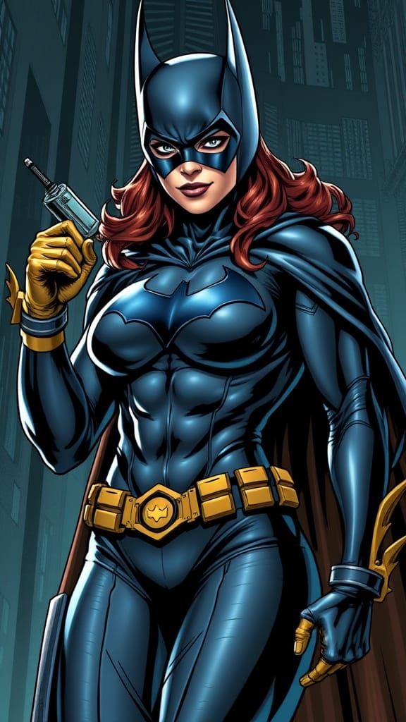 Batgirl Cured: Venom-Enhanced Muscle Growth and Rage