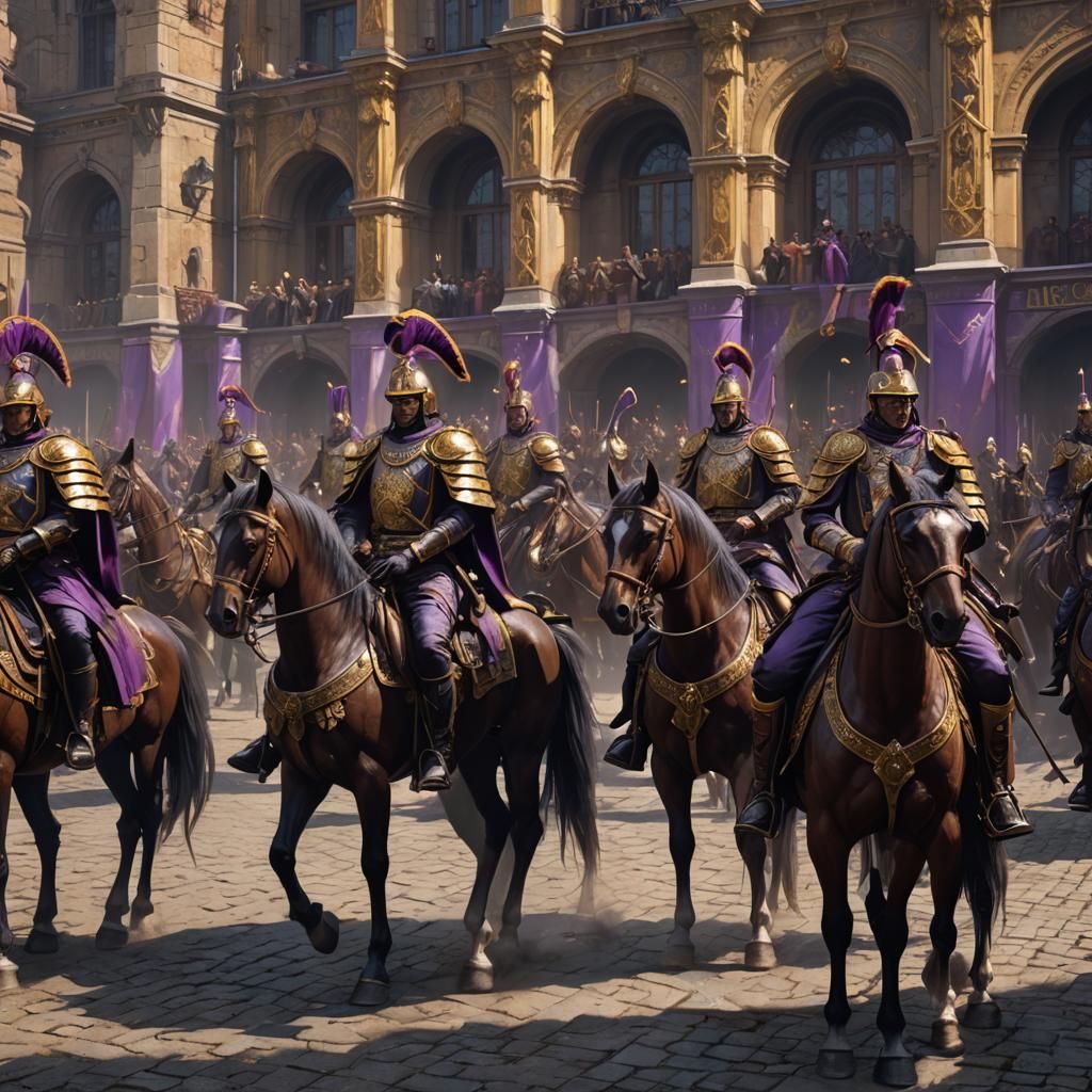 Hussar Cavalry in Dark Fantasy Concept Art