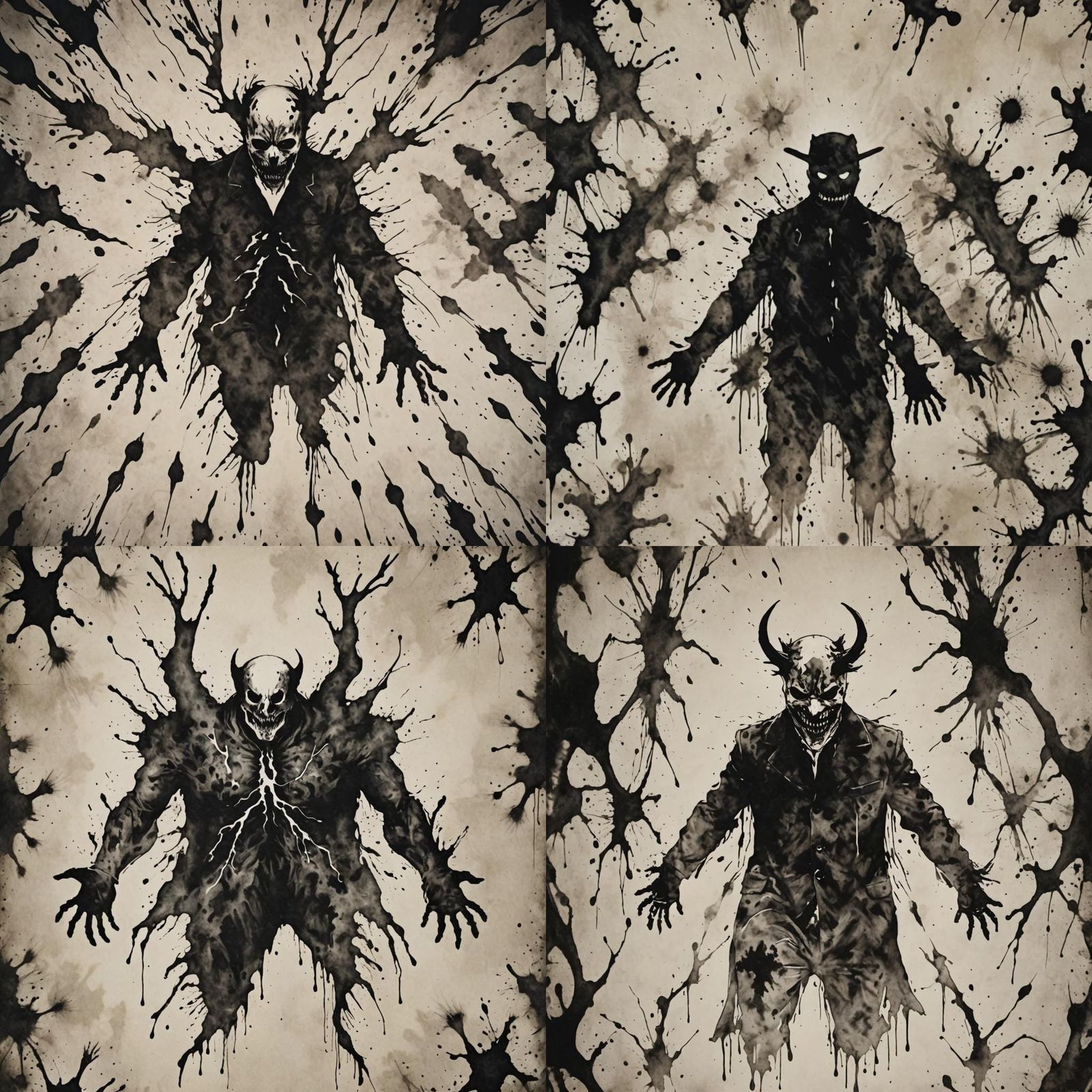 Horrifying Monster Revealed in Rorschach Inkblot