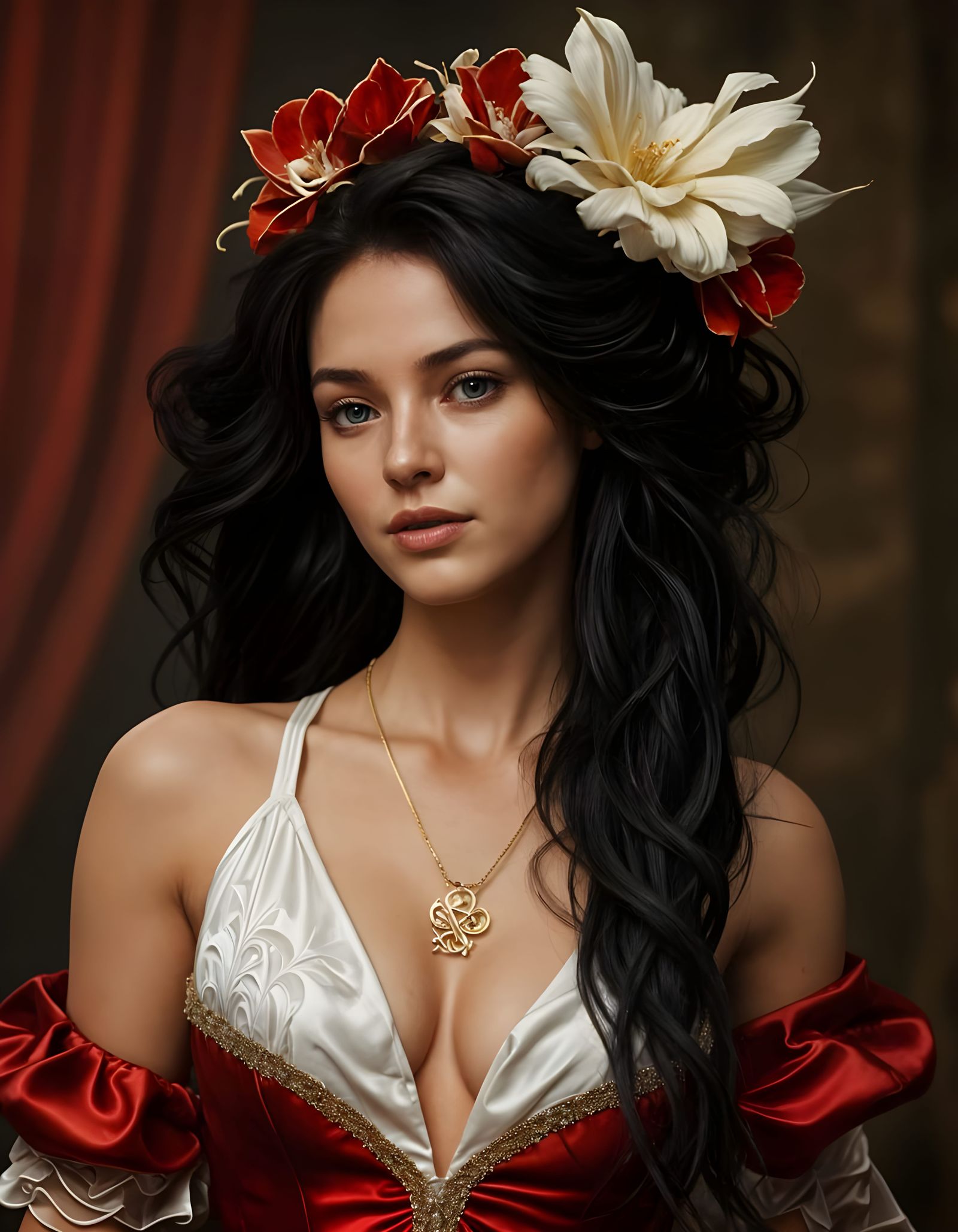 Dreamlike Blonde Woman with Ethereal Lighting