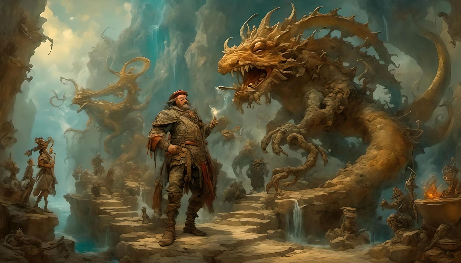 Surreal Chef in Space Shuttle, Dada Photorealistic Style