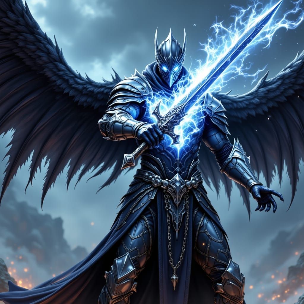 Dark Talon Knight in Ethereal Combat Stance