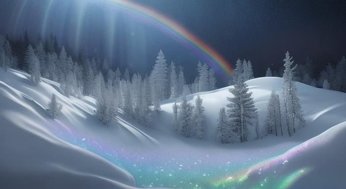 Enchanted Winter Wonderland in Photorealistic Detail