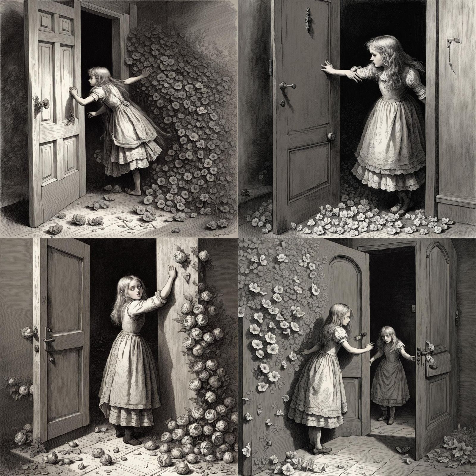 Horror Scene in the Style of Gustave Doré