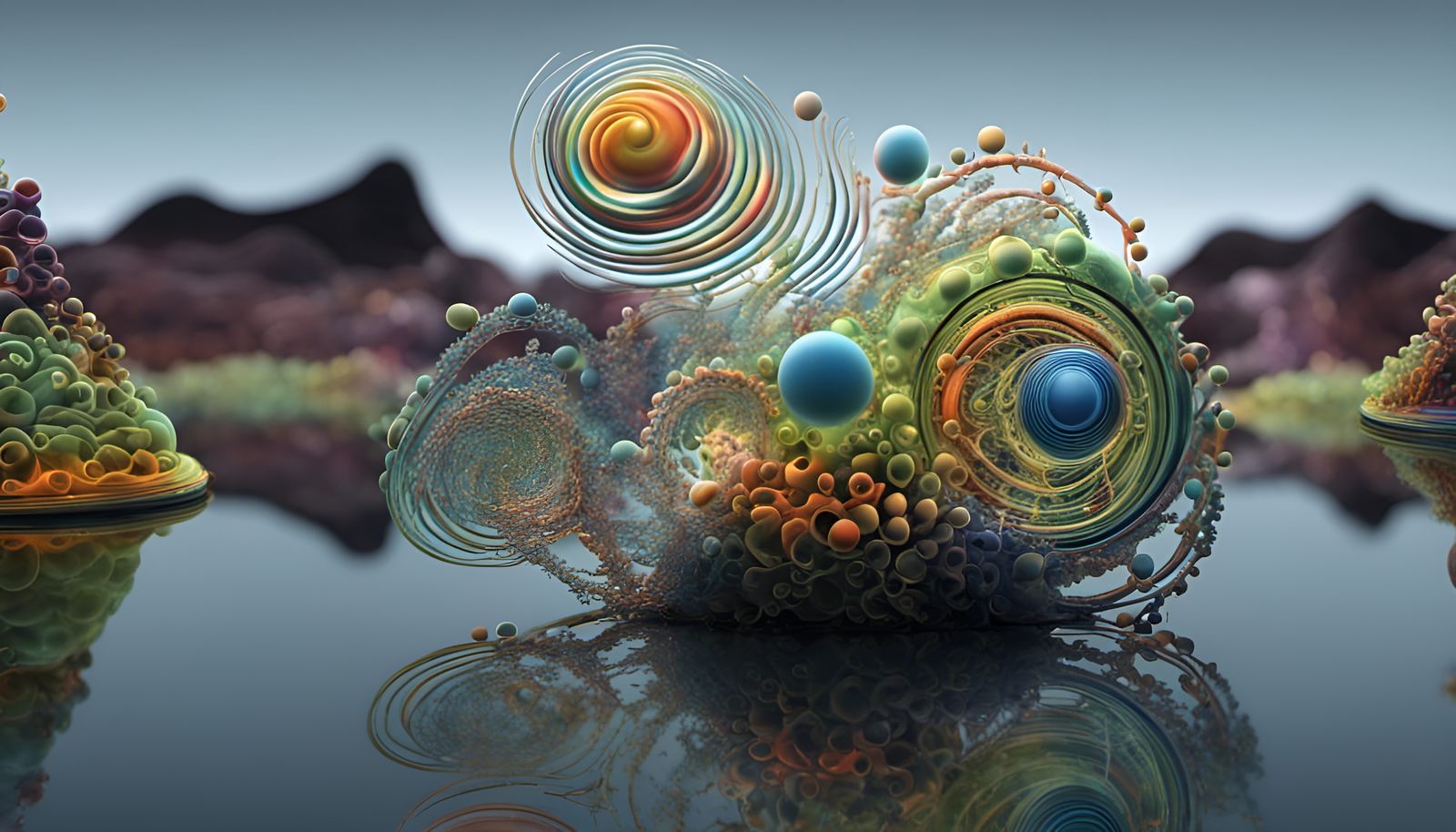 Microscopic Rainbow Realm: 4D Light and Spirals