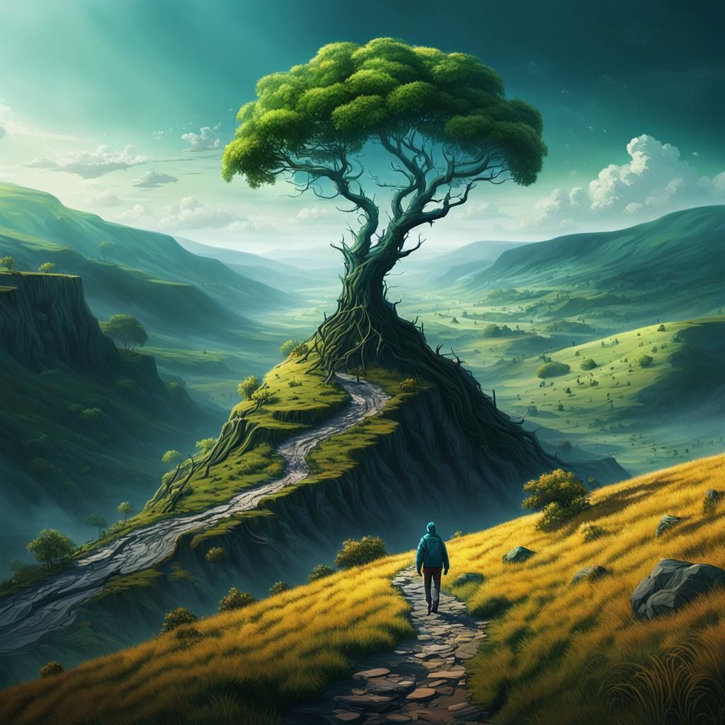 Tree Walking from Polluted Valley: Concept Art
