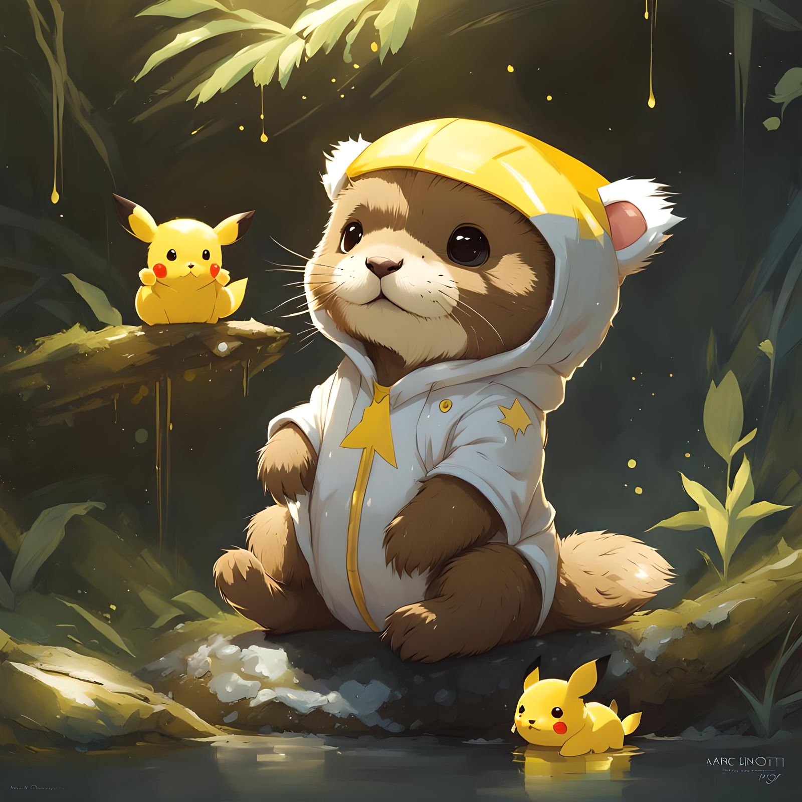 Yellow Jacket Otter!