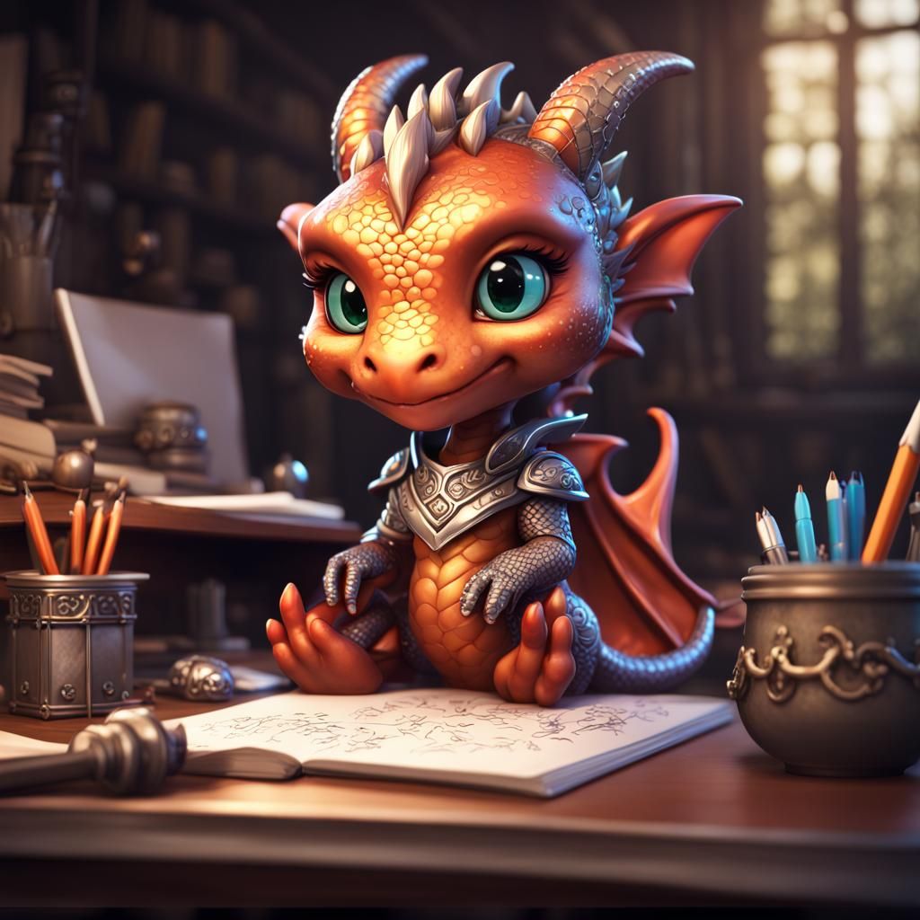 Chibi Dragon Writes a Novel: Fantasy Concept Art