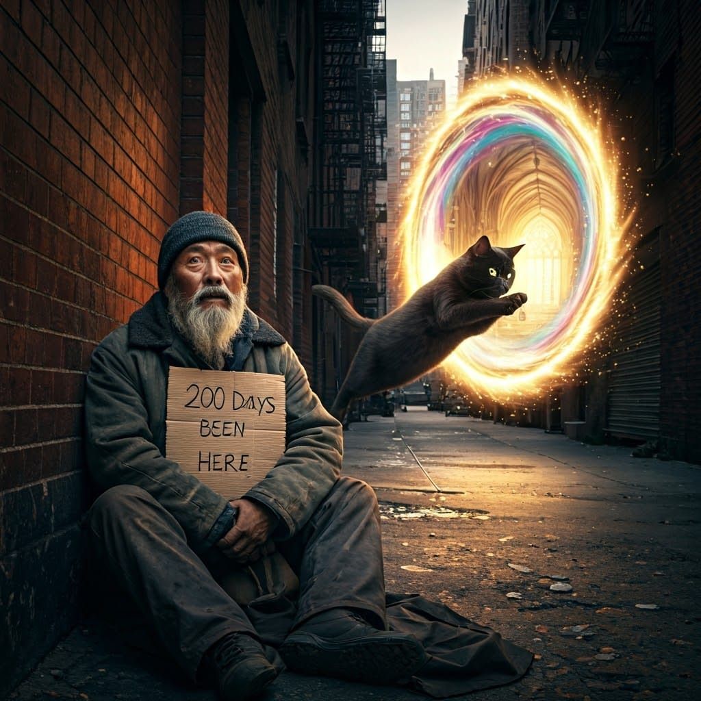 Magical Portal Opens in New York Alley