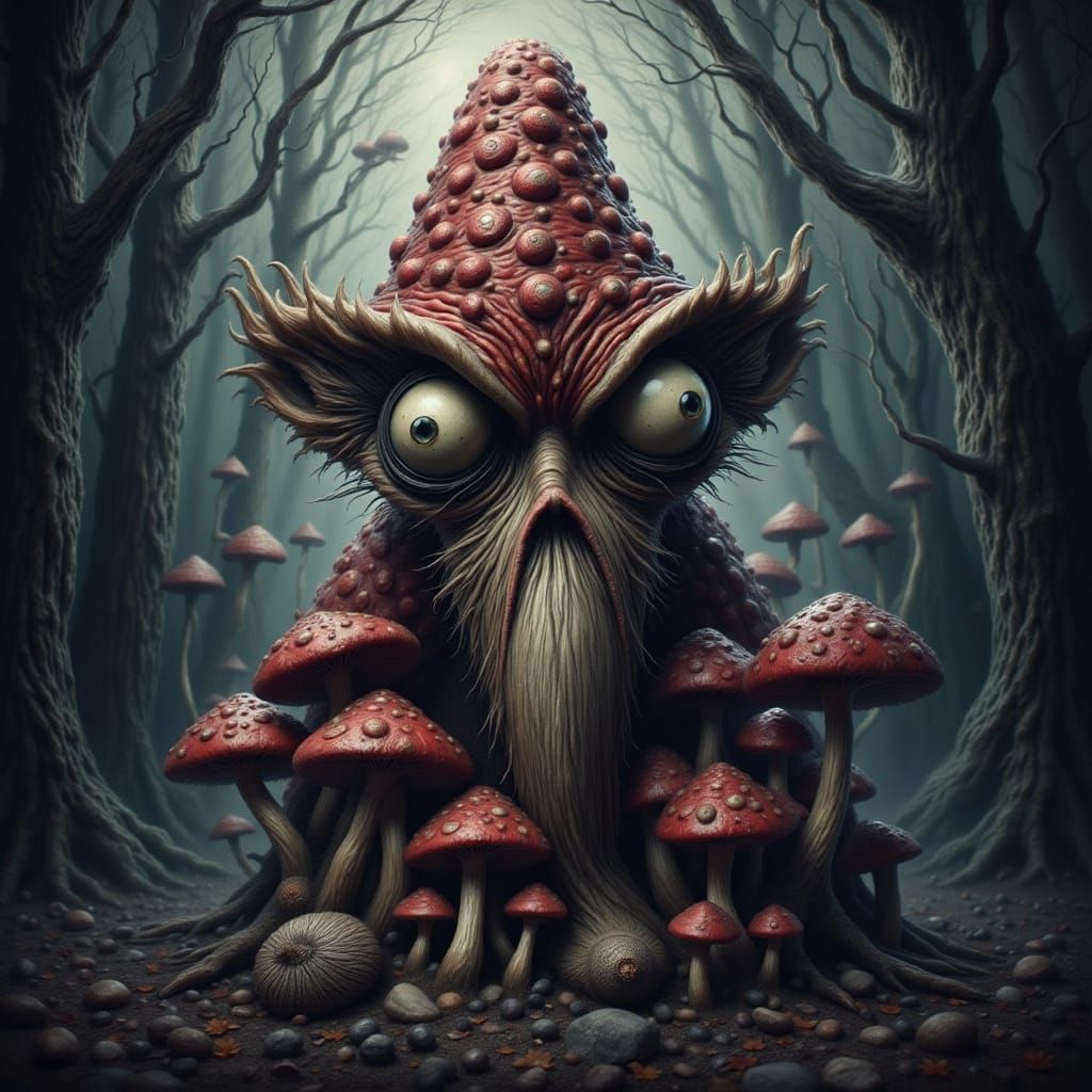 Surreal Victorian Horror: Ghostly Mushrooms in Lunatic Lands...