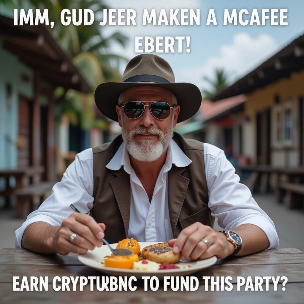 Digital Art Inspired by John McAfee in Belize