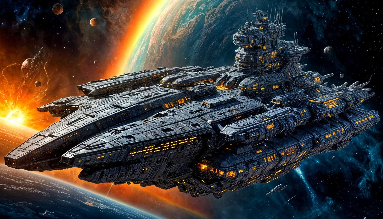 The RIS Drake - Human Resistance Fleet Carrier